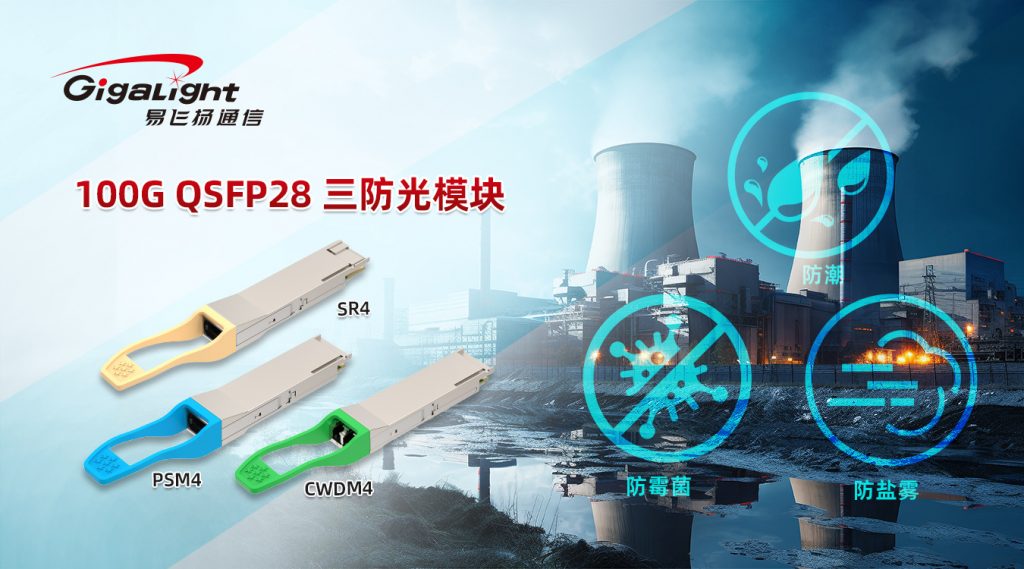 易飛揚100G QSFP28系列工業(yè)級三防光模塊通過權威機構(gòu)可靠性測試驗證插圖